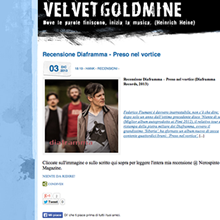 VelvetGoldmine, music magazine. Graphic & Development by 7shapes. <a href='http://velvetgoldmine.iobloggo.com' target='_blank'>velvetgoldmine.iobloggo.com</a>